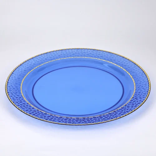 10.25 Blue marble-pattern plates Blue marble-pattern plates