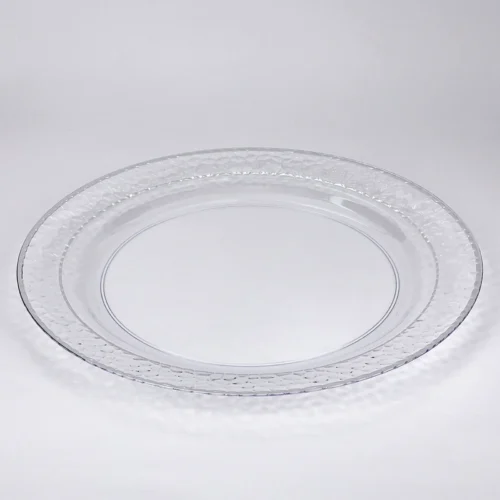 10.25 Silver marble-pattern plates Silver marble-pattern plates