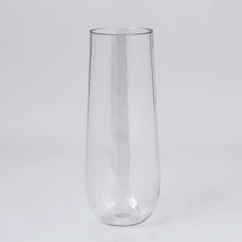 Clear Plastic Champagne Flute 1 Clear Plastic Champagne Flute