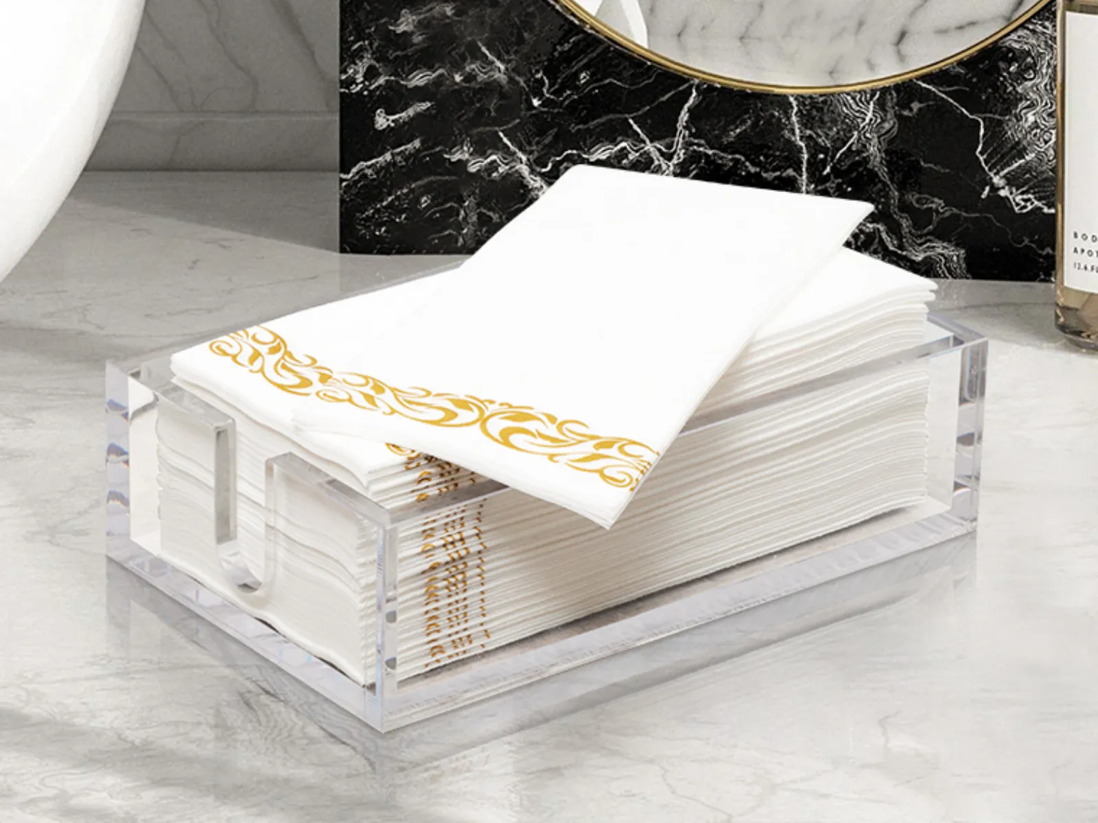 Dust-free paper towels for cutlery accessories