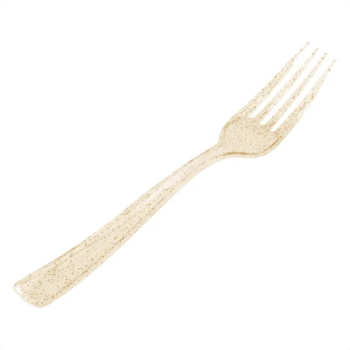 Glitter plastic fork Glitter plastic fork