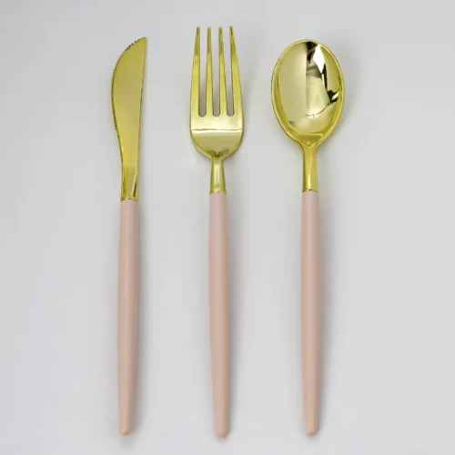 Pink cutlery set Pink cutlery set