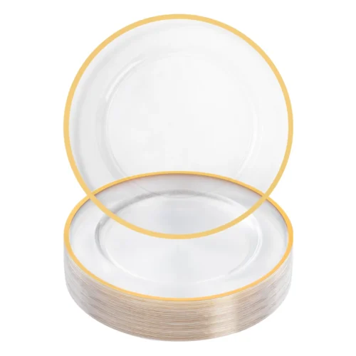 clear and gold charger plates clear and gold charger plates