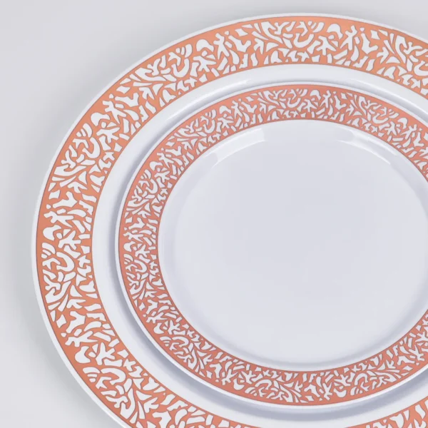 Disposable Rose Gold Plates