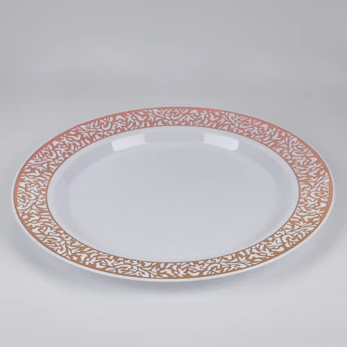 Pink embossing dinner plates Pink embossing dinner plates