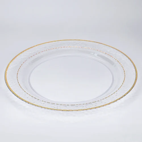 Large Gold marble-pattern plates Large Gold marble-pattern plates