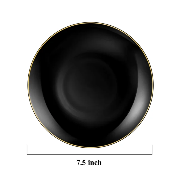 7.5-Black-Plates-with-Gold-Rim-1
