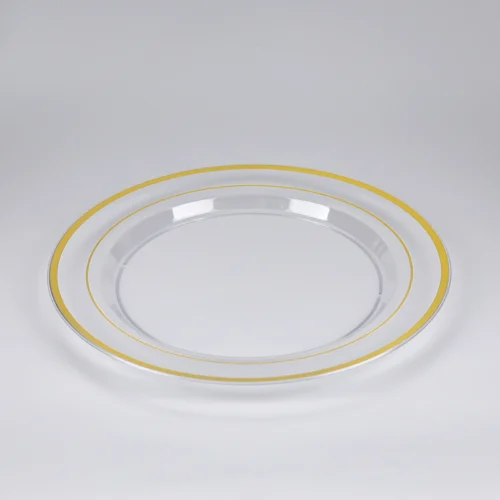 clear plastic dessert plates with gold trim clear plastic dessert plates with gold trim