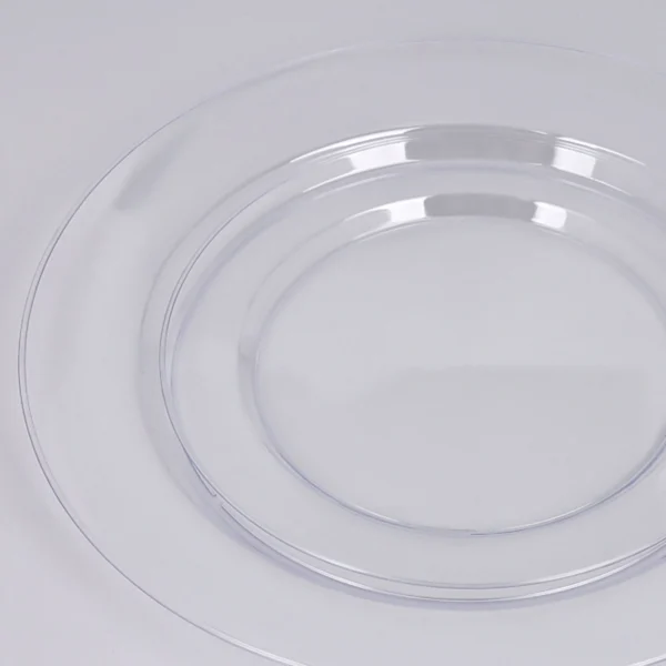 10.25″ Clear Dinner Plate - Imagen 2