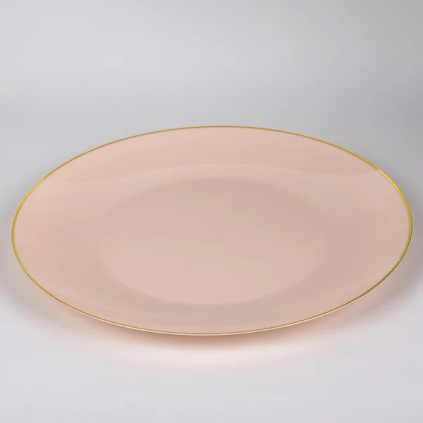 pink plastic plates disposable dinnerware