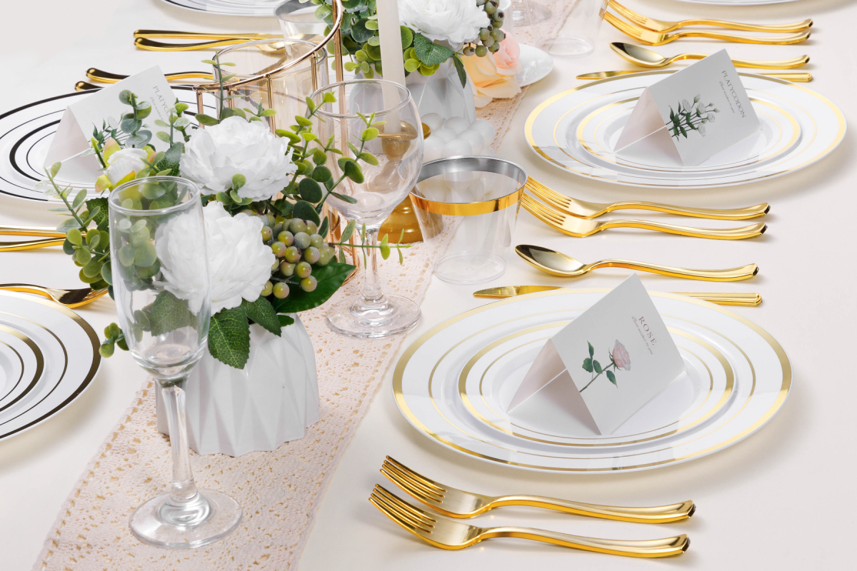 plastic party plates bulk