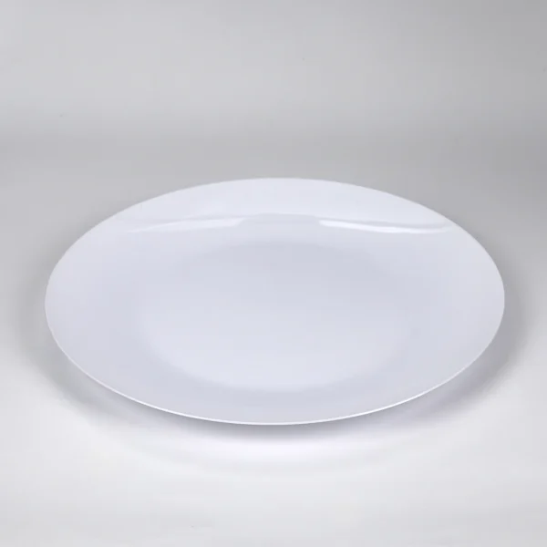white plastic dessert plates